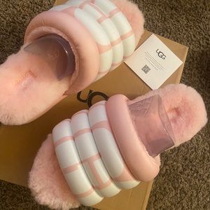 Ugg Shoes Ugg Maxi Logo Slide Platform Sandals Size 9 New In Box